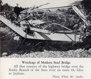 Bridge wrecked in 1936 flood