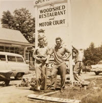 Woodshed sign