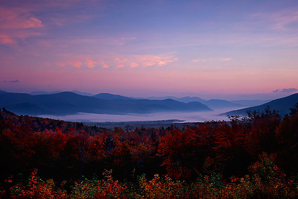 Sunrise over Bartlett Village