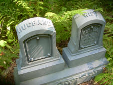 Hill cemetery stone
