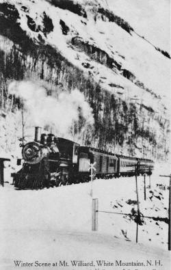 Railroad and train at Mt Willard