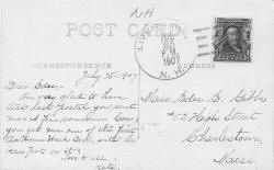 Livermore postmark 1909
