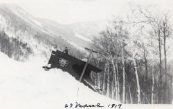 Railroad snowplow